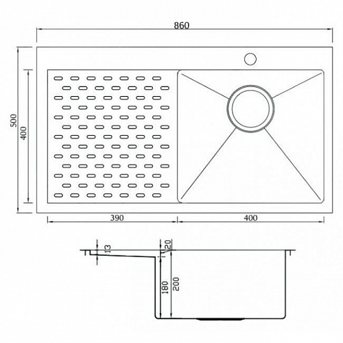 Кухонная мойка Seaman Eco Marino SMV-860PL
