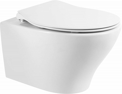 Унитаз подвесной Belbagno "ACQUA" безободк. сид.м/л (ВB340CHR+ВВ2020-1SC) АКЦИЯ!!