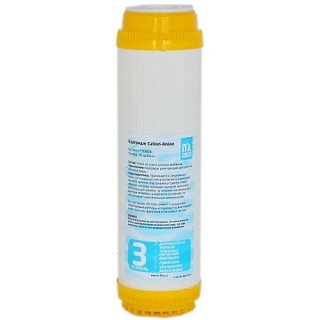 Картридж Slim 10" ИТА Cation-Anion умягчающий (ионообмен. смола) до 2 л/мин F30809 (25 шт)