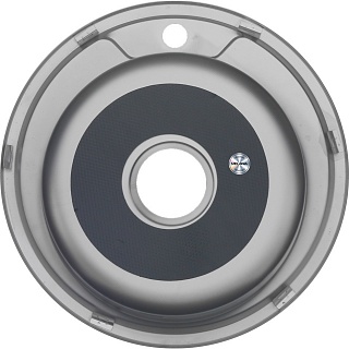 Мойка нерж врезная  MELANA D490  (0,8х180) (15) 090 ta декор