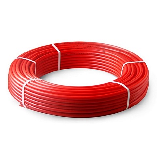 Труба PEX-a 16x2,0мм ПРО АКВА с EVOH красная (100м) бухта для тёплого пола