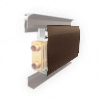 Закрывающая планка 2,5м (белая) !!Выписывать кратно 2,5м!!