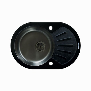 Кухонная мойка Seaman Eco Glass SMG-730B Gun (PVD)