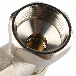 Клапан запорно-балансировочный, угловой 3/4" (SVL 1156 000020) STOUT АКЦИЯ !!!