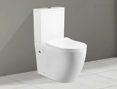 Унитаз-компакт Cerutti SPA "OLTER" безободковый сид.дюропл. м/лифт CT9867  