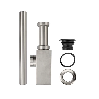 Сифон нижняя часть нерж ст. квадратный профиль BRIMIX (8743)