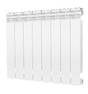 Радиатор бимет. VIENA RB 100-500-1.6 (178 Вт) 8 секций 