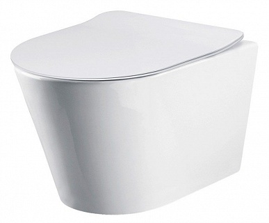 Унитаз подвесной Belbagno "FLAY-R" BB053CHR + BB2031SC 