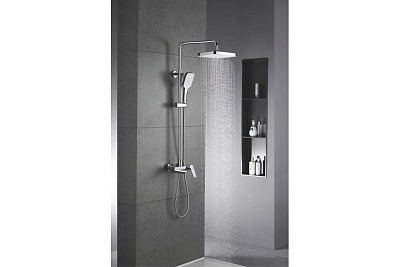 Душ. система ROSE с изливом хром R1836