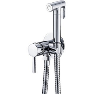Смеситель с гиг. душ встраиваемый хром SHEVANIK S147