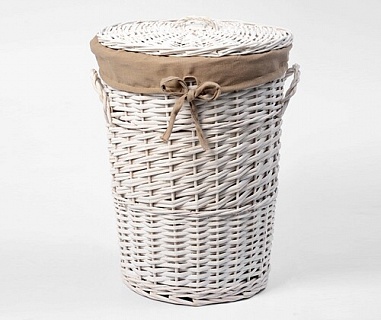 Корзина для белья плетеная с крышкой Aller WasserKRAFT WB-106L