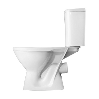 Унитаз-комп "PRO" бел. горизонтальный вып. (Воротынск) 