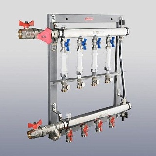 Узел этажный поквартирного учета эн.,без перепускного.клапана,3/4 слева  (VT.GPM.05S04.L3)