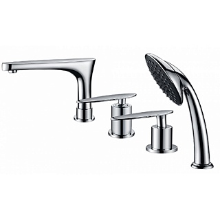 Смес д/ванны Kaiser Star на борт ванны на 4 отверстий ?35 (02222)