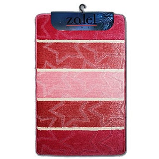 Набор ковриков (2 предмета) CROSS-LOOP БЕЖЕВЫЙ 500х800, 500х400 мм,100% полиэстер (00851)