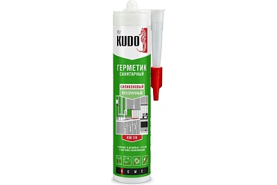 Герметик KUDO- санитарный б/цв.280 мл.(12) (KSK-120) ВЫГОДА