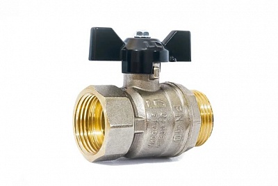 Кран шаровый LD Pride 47.25. ВН Ду 25 Ру40 бабочка (12)