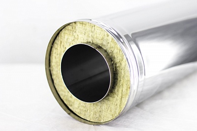 Сэндвич К 180/250  1,0 м  нерж 1 мм (AISI 304) / нерж 0,5 мм