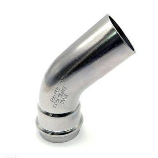 Уголок 22a х 45° вн./нар. нерж. пресс (VPDL2222) Vieir (50/5) / 129-8943