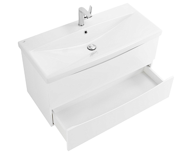 Комплект мебели 80 "MARINO-CER" MARINO-CER-800-2C-SO-BO-P белый 2ящ. BelBagno (ум.BB0322-80-LVB)
