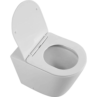 Унитаз приставной Belbagno "FLAY-R" безободк. с сид.м/л (BB1003CBR/SC)