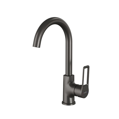 Смеситель д/кухни "KOBE" (KOB-1013) оружейная сталь TOKITO