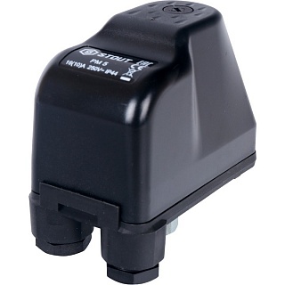 Реле давления 1/4" для водоснабжения PM5G, 1-5 бар с нак.гайкой (SCS-0001-000005) STOUT