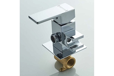 Смеситель с гиг. душ встраиваемый хром SHEVANIK S127