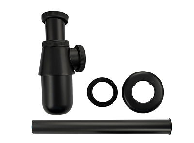 Сифон BRIMIX Черный нижняя часть (8716)