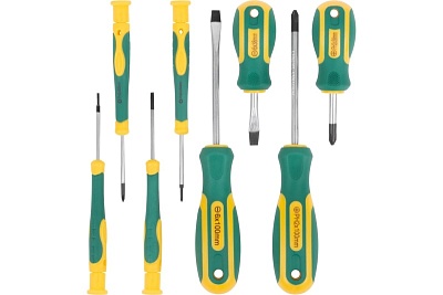 Набор отверток 8 шт "Контур" FIT прорезиненные ручки (56038)
