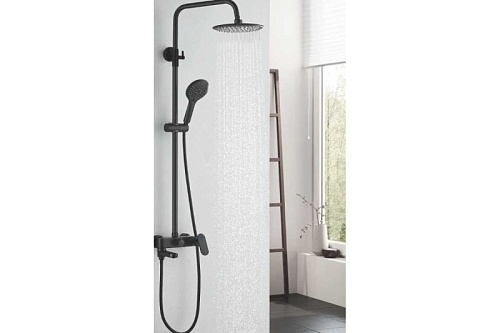 Душ. система SHEVANIK черная S8736H