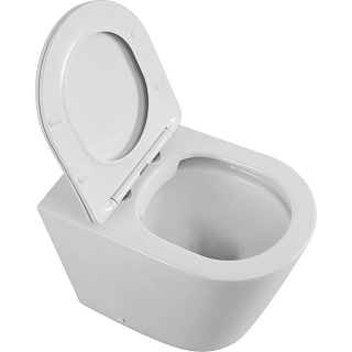 Унитаз приставной Belbagno "FLAY-R" безободк. с сид.м/л (BB1003CBR/SC)