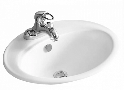 Умывальник WW DEILBACH 6002 врезной 55х47х20