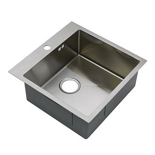 Мойка нерж врезная  MELANA 50х50 (3,0х200) сатин ProfLine (R5050H/R5050HK)