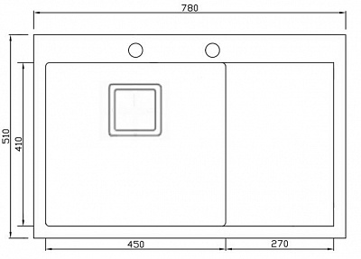 Кухонная мойка Seaman Eco Marino SMB-SMB-7851RSQ