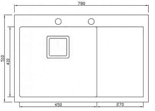 Кухонная мойка Seaman Eco Marino SMB-SMB-7851RSQ