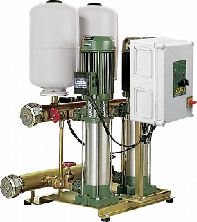 Насосная станция c 2 вертикальными насосами 2 KV10/4 M