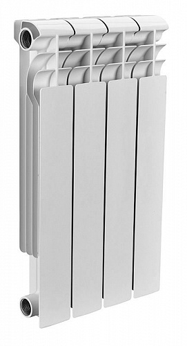 Радиатор бимет. Rommer Profi BM350 6 сек (RAL9016)  