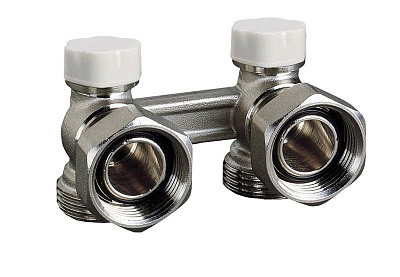 Узел нижнего подключения 3/4х3/4  угл. для двухтрубной Н-образный М188(М178) (69172701) Luxor АКЦИЯ !!!