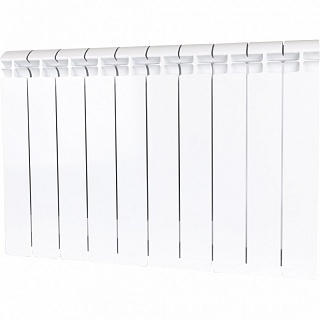 Радиатор бимет. ALPHA 10 сек. (SRB-2310-050010) Stout  ВЫГОДА