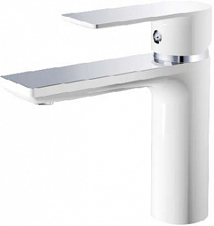 Смеситель д/раковины Haiba HB10505-8 белый/хром