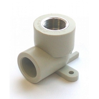 Колено наст.20*1/2 вн.рез. серый (10/150) ПРО АКВА (PA28008PG)