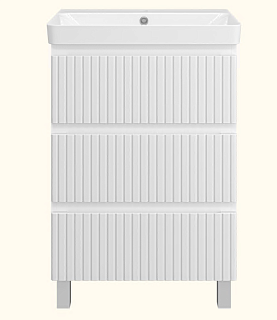 Комплект мебели 60 "Виктори-60" напольная 3 ящ. эмаль матовая MISTY (ум.Dreja Luxury-60)