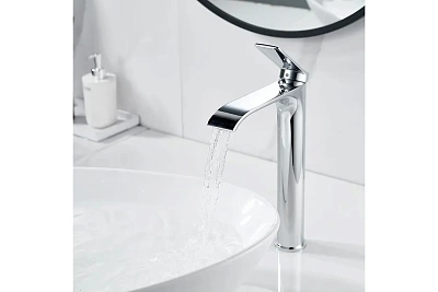 Смеситель д/раковины SHEVANIK хром высокий S4111