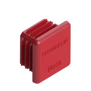 Заглушка для профиля TEC SC 28*30мм (300/100 шт/кор) (09379007)