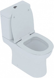 Унитаз-компакт, безободковый,  Drum, DRU2DSEi24, IDDIS