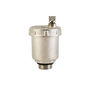 Автоматический  воздушный  клапан 1/2"  прямой , никель PF500 VIEIR  (10/100) 