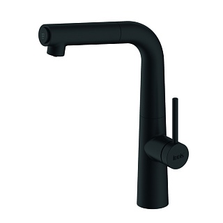 Смеситель для кухни с каналом для фильтрованной воды, черный, Pure, IDDIS, PURBLFBi05