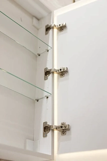 Зеркало-шкаф 40 "MARINO-40" с LED подсветкой и сенсорным выключателем SPC-MAR-400/800-1A-LED-TCH BELBAGNO