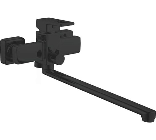 Смеситель д/ванны SHEVANIK черный S8222H